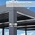 Goldshire 10'x 13' Patio Louvered Pergola Canopy Modern Aluminum Pergola with Adjustable Roof Rainproof Gazebo for Outdoor BBQ Deck Yard Lawn and Garden Deep Grey Hardtop Gazebo (10x13FT)