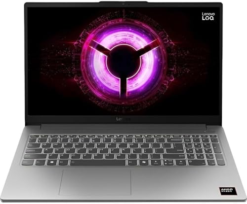Lenovo LOQ 15ARP10E Gaming Laptop 15.6 Full HD AMD Ryzen 5 7535HS 16GB DDR5 RAM 512GB SSD NVIDIA GeForce RTX 3050 6GB Upgraded Windows 11 Pro Gray