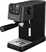 Grundig - KSM 4330 Siebträgermaschine - 1628 W - 15 Bar Pumpendruck - Espressoautomat mit Touch-Display - Milchaufschäumdüse - Tassenwärmer - 1,1L Wassertank - Kompakte Bauweise - Silber/Schwarz