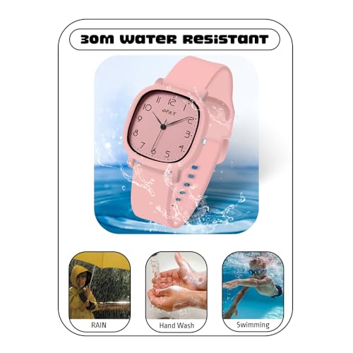 Image of SPIKY Analog Watch for Kids | Water Resistant & Lightweight | Durable & Soft Silicone Strap | Unisex Best Birthday Gift | Casual Analogue Wrist Watches for Boys & Girls | Age 2-14 yrs