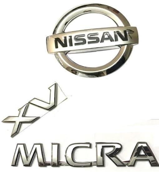 CAR Badge Emblem Monogram Logo Decals wrap Sticker Symbol 3D Compatible with Micra kit15-image-28