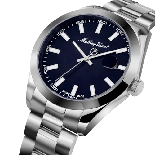 Image of Mathey-Tissot Mathey I Quartz Blue Dial Men's Watch H450ABU
