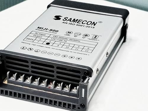 Image of LED Rainproof Power Supply, 12V 66.7A, 180-265VAC Input, Model MIJI-800, ISO 9001:2015 Certified
