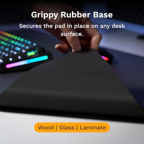 Image of GLORIOUS Gaming Mouse Pad GMP 2 - LE - Spill-Proof Mouse Pad, Optimised for All Gaming Sensors, Balanced Surface for Speed & Control, Edgeless Design - 915mm x 280mm x 3mm - Large Extended Desk Mat