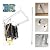 12 Steps Folding Attic Ladder, 11.48ft Wall Mounted Telescopic Loft Stairs Pull Down System Retractable Collapsible Attic Ladder with Armrests for Hotels, Outdoor, Basements, Warehouses