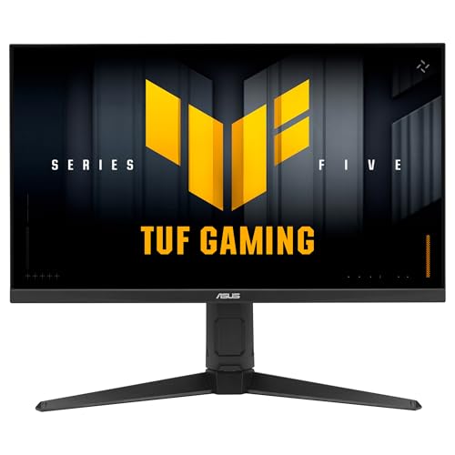 ASUS TUF Gaming VG279QML5A - Monitor de 27, Panel Full HD Fast IPS, 240Hz, 0,3 ms, G-Sync, AMD FreeSync Premium, ELMB Sync, 99% sRGB, Ajuste de Altura, DisplayWidget Center, AI Gaming