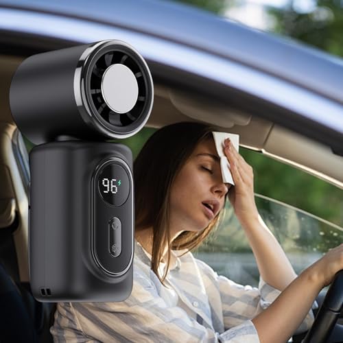 Ventilador de mano USB para evitar sofocos en viajes al aire libre 4