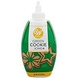 Wilton Green Cookie Icing - Quick, Easy-To-Use and Ready Icing Color for Cakes and Cookies Decorations, Sets Smooth in Just 1 Hour, 9-Ounce