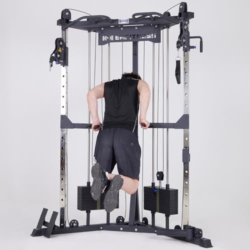 Image of Cable Crossover Exercise Machine for Home & Commercial Gym, Functional Training Center with Dual Weights Stack for Cable Workout
