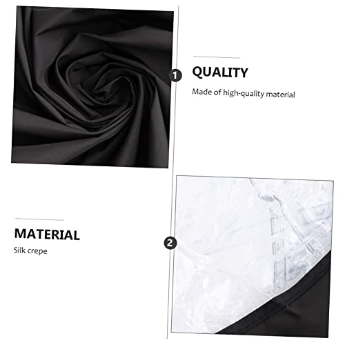 VILLCASE Capa De Maquiagem Avental De Maquiagem Preto Durags Para Homens 2 Peças Avental De Cabeleir