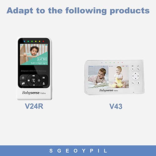 image for SGEOYPIL Baby Monitor Charger Adapter for Babysense Video Monitor V24R