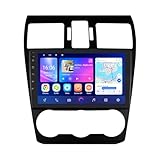 CheDux Android 14 Car Stereo Upgrade for Subaru Forester MK4 lmpreza XV Crosstrek, 8Core 4+64GB GPS Navigation with 9inch QLEDTouchscreen Wireless Carplay Android Auto SWC EQ USB Bluetooth 5.4