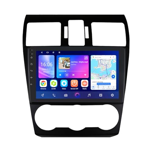 CheDux Android 14 Car Stereo Upgrade for Subaru Forester MK4 lmpreza XV Crosstrek, 8Core 4+64GB GPS Navigation with 9inch QLEDTouchscreen Wireless Carplay Android Auto SWC EQ USB Bluetooth 5.4