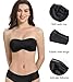 Lemorosy Full Support Seamless Convertible Underwire Strapless Minimizer Bandeau Plus Size Bra for Women (36C, Black)
