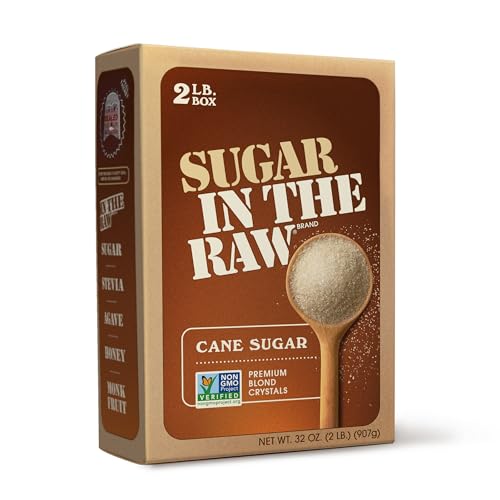Sugar In The Raw Premium Cane Sugar, 2 lb. Box,