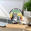 Funny Tech Guys Office Decor, Humorous Gifts for IT Team Technical Tech Guys Engineers Programmer, Technician Gifts Engineer Gift Acrylic Plaque Sign Office Desk Decor