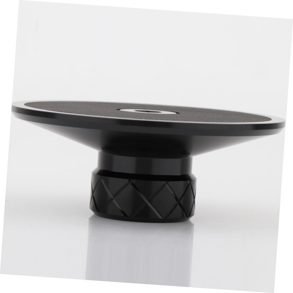 Angoily Stabilizzatore Peso per in Lega Alluminio Magnesio Nero Clamp per Dischi Accessorio per Migliorare Qualità Audio Regalo per Amanti Vinili