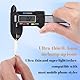 COYUN 2 Stück Handy Lanyard Patch, Handykette Halterung Universal Phone Tether Tabs, Handy Sicherung Patch Pads mit Metallring,Langlebige stabil Pads,Handy lanyard pads(Gold,Silber)