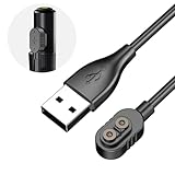 Ermorgen 1 Stück Ladekabel Kompatibel mit LEDLENSER P&H Models für H5R,H7R,H15R,P18R, USB-A zu magnetischem Ladegerät - Schwarz