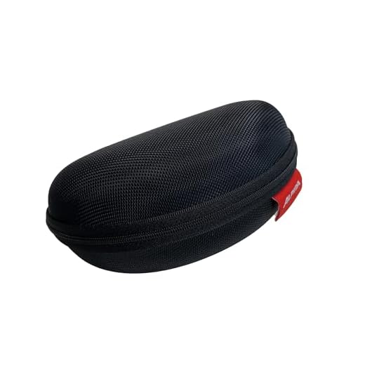 ALPINA CASE LARGE - Stabiles, Bruchsicheres & hochwertiges Etui für Sport- und Sonnenbrillen, black, One Size