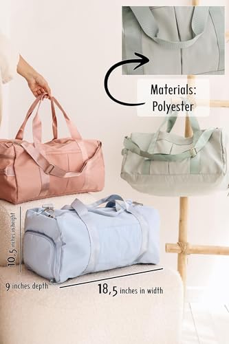 Personalized Yoga Duffle Bag with Custom Name – Polyester Duffle Bag for Women’s Gym, Dance, or Travel, Customizable Sports Bag with Compartments & Multiple Color Options4