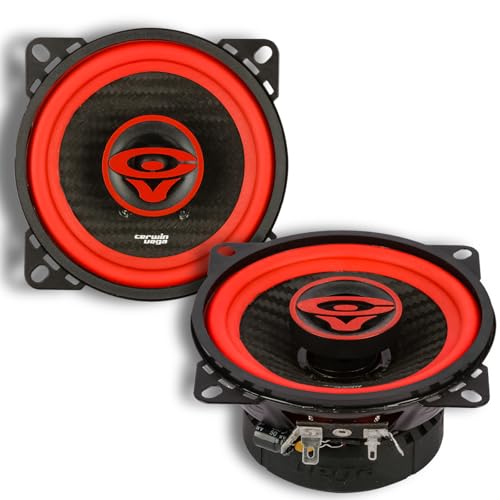 CERWIN-VEGA! '2025 Edition V4 – 4' 2-Way Full Range Premium Quality Coaxial Car Audio Speakers, 240W Max Power - Sold in Pairs