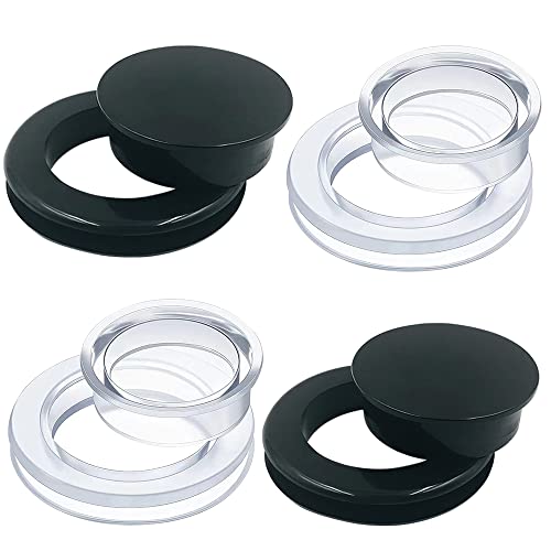 Sourceton 4 Pieces Silicone Patio Table Umbrella Hole Ring Plug And Cap Set For Outdoor Patio Garden Beach Table Umbrella Plug #TOP30