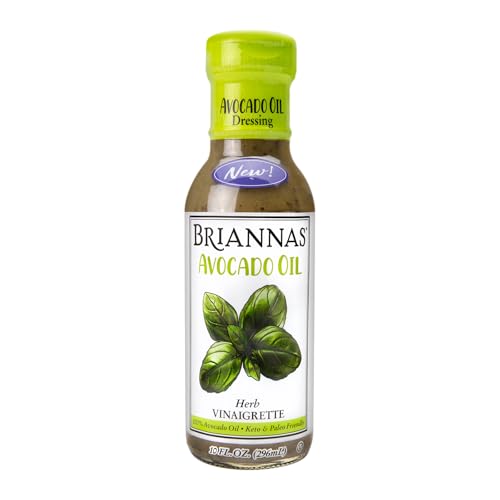 BRIANNAS - Avocado Oil Herb Vinaigrette Dressing - Nutrient Rich, Low Sodium, Keto & Paleo Friendly...