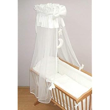 moses basket canopy drapes