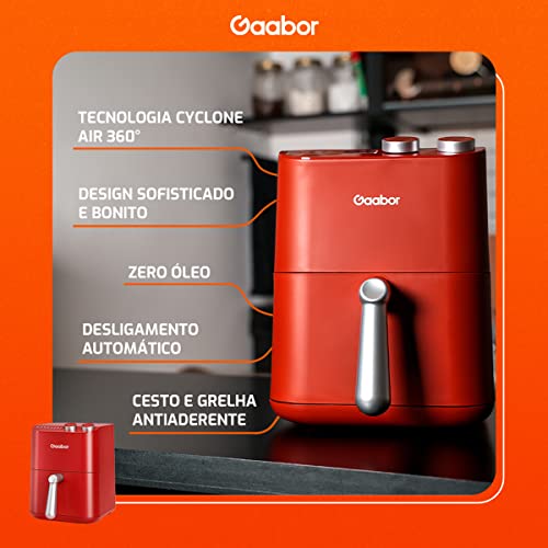 Air Fryer Fritadeira Elétrica Sem Óleo 3,5 Gaabor 127v