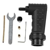 Zilimontt Rechtwinkliger Konverter für Dremel-Drehwerkzeuge, 90-Grad-Aufsatz für elektrische Schleifmaschinen, kompatibel mit den Modellen 4000, 3000, 8200, 275, Metall und Kunststoff