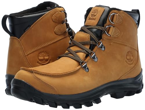 Image of Timberland Men's Chillberg Mid Lace Up Waterproof Hiking Boot, Wheat-NEW 2024, 7.5 Medium