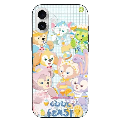 �f�B�Y�j�[ �_�b�t�B�[���t�����Y IPhone16 �Ή� �P�[�X �A�C�t�H��16 Pro �J�o�[ �ϏՌ� �y���^ ���ϖh�~/Qi�������C�����X�[�d�Ή� �����ӂ���16 Pro Max �P�[�X �X�}�z�P�[�X ����~�� �w��h�~