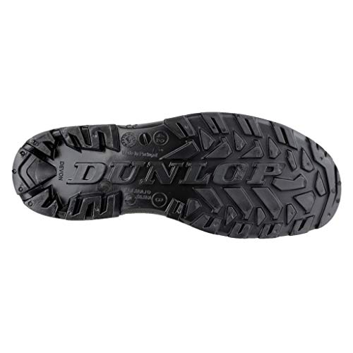 DUNLOP Devon Sicherheits-Gummistiefel, Unisex, Grün/Schwarz