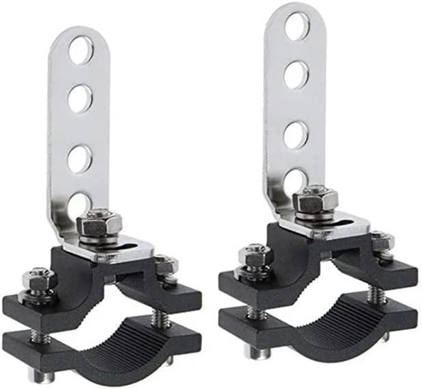 Motorcycle Headlight Bracket Clamp Moto Accessories Led Light Mount Bracket Clamp Bull Bar Headlamp Spotlights Mounting Holder 0.7-1.2'' For Universal Motorcycle