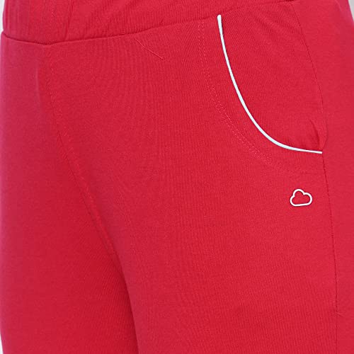 Image of Sweet Dreams Women Solid Cotton Rich Sleepwear /Loungewear Capris