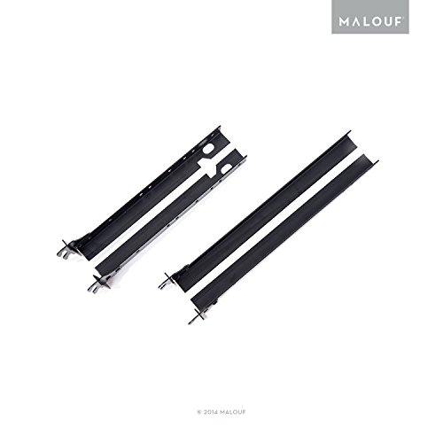 MALOUF Hook Connection Footboard Extension Brackets Attachment Kit - California King - Set of 2