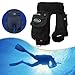 KiBcsLic Tech Diving Shorts for Men Wetsuit Shorts Practical Stretch Adjustable Waist High Elastic 3mm Neoprene with Pockets, Black