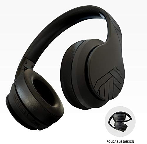 PowerLocus P6 Bluetooth Headphones Over Ear, Wireless Headphones, Super Bass Hi-Fi Stereo Sound, 20Hrs Battery Life,Soft Earmuffs, Headphones with Mic, Voice Assistant for iPhone,Android,Laptops,PC,TV