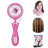 DIY Kinder elektrische Flechtgerät, einfache Zöpfe, 360-Grad-Rotation Haarstyling-Tools Haar Flechter automatisch, Beauty Toy Set Spaß kreative Frisur