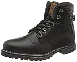  Dockers by Gerli Herren 43JK107 Combat Boots, Schwarz (Schwarz 100), 43 EU