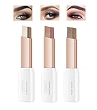 LJXWRF Glitter Gradient Eyeshadow Stick, Glitter Double Colour Gradient Eyeshadow Stick Two Tone, Tw