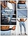 TSLA Men's Compression Pants - Cool Dry Athletic Sports Workout Running Tights Leggings Baselayer, Hyper Control Pants Stone Blue, X-Large