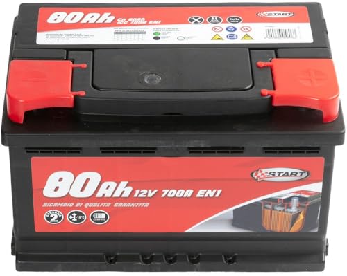 Batería de coche 80AH 12V640A acumulador L3 caja derecha para turismos 3