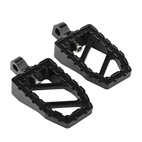 Motorcycle Foot Pegs Mx Wide Pegs Riot Footrest Chopper Bobber Style For Dyna Fat Bob Touring Road Glide Road King Street Glide Sportster 883 Softail Fat Boy Universal #TOP19