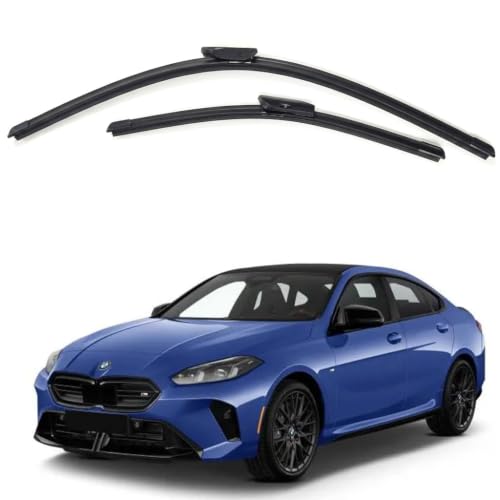 Image of Oshotto Frameless (O.E.M Type) Wiper Blades Compatible with BMW 2 Series (26 inch / 17 inch)