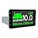 1 DIN DSP Car Radio 8 Inch Touch Screen Android 10 Stereo 2G RAM 16G ROM Car Autoradio Cassette Player Recorder GPS Navi Support WiFi Bluetooth Steering Wheel Control (10 Inch)