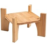 VICASKY Holzständer für Getränkespender Aquarienhalter Stabiler und Eleganter Holz Pflanzenständer Vielseitig Einsetzbar für Teekannen und Kleine Fischtanks