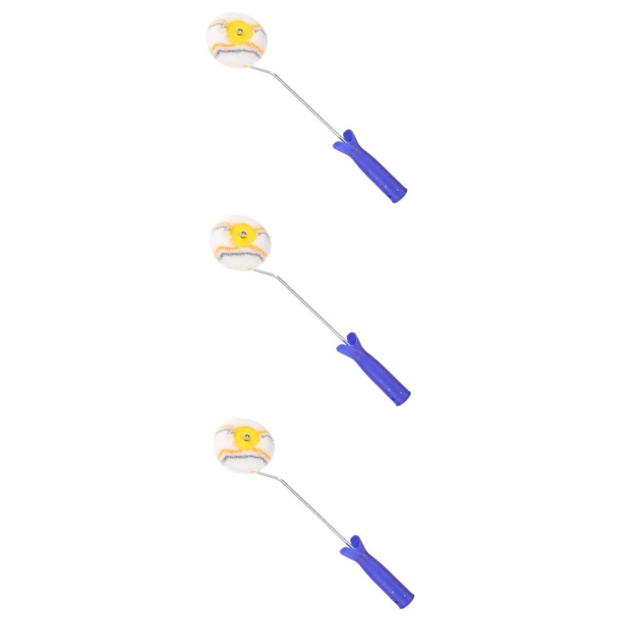 SHINEOFI 3 Pezzi Spazzola a Pennello da pittura a parete rulli di vernice per dipingere pareti Colore coperture di vernice portatile pennello a plastica