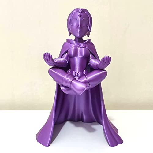 Image of eSUN Silk PLA Filament 1.75mm, Silky Shiny 3D Printer Filament PLA, Dimensional Accuracy + /- 0.05mm, 1KG Spool (2.2 LBS) 3D Printing Filament for 3D Printers, Silk Purple